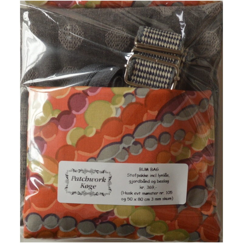 Stofpakke til Bum Bag - Gråbrun version