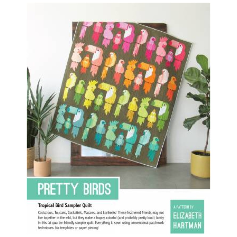 Pretty Birds - Mønster af Elizabeth Hartman