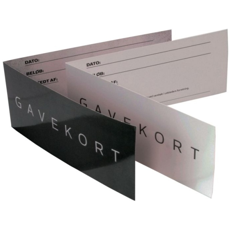 Gavekort - vælg beløb